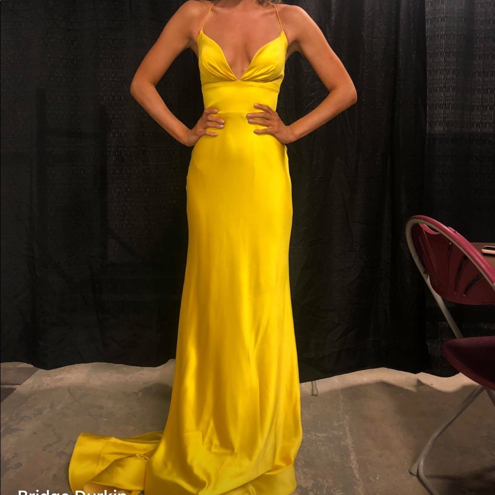 Yellow gown
